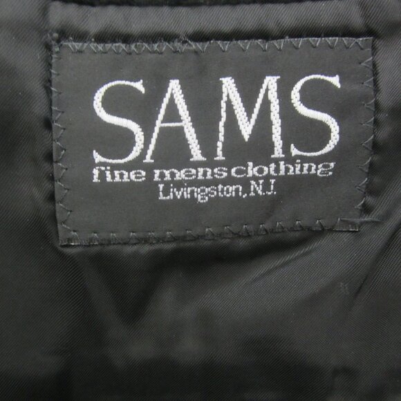 Jack Victor Sport Coat Mens 48L Black Loro Piana Italy 100% Cashmere Blazer - Picture 15 of 15